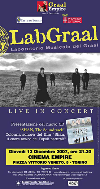 LabGraal live: presentazione del CD Shan the Soundtrack